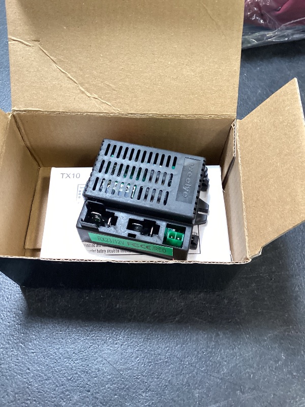 Photo 1 of JRRXM 12Volt Weelye RX23 RX18 RX43 2.4G Bluetooth Receiver Control Box Speed Controller Circuit Board Conversion Kit for Power Wheels Upgrade,Kids Ride On Toys Car Replacement Parts Accessories