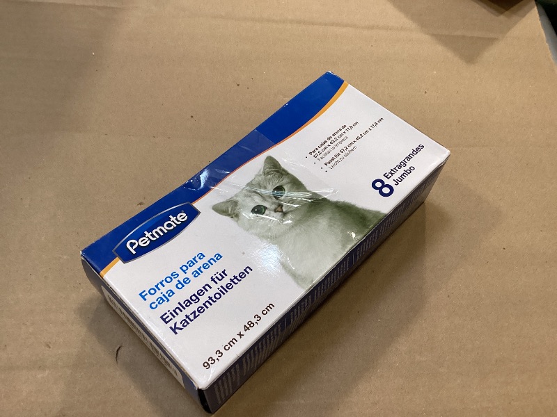 Photo 1 of Petmate, Litter Pan Boxed Liners, Jumbo, 8 Pack