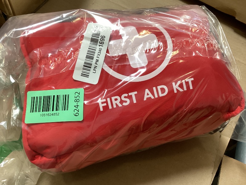 Photo 1 of 330 Piece First Aid Kit, Premium Waterproof Compact Trauma Medical Kits for Any Emergencies, Ideal for Home, Office, Car, Travel, Outdoor, Camping, Hiking, Boating (Red)