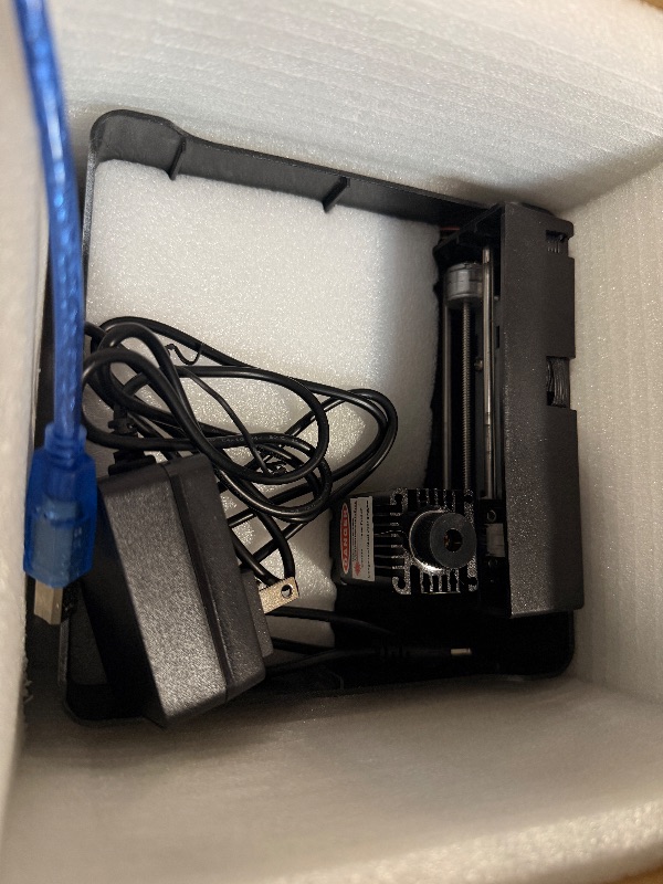 Photo 1 of **UNTESTED**
Twotrees TS1 Mini 3W Laser Engraver,Portable Laser Engraving Machine,Lase Cutter,3000mm/min Speed,80x80x30 mm Working Area,Laser Engraver Machine for Jewelry, Metal, Wood, Glass,Leather