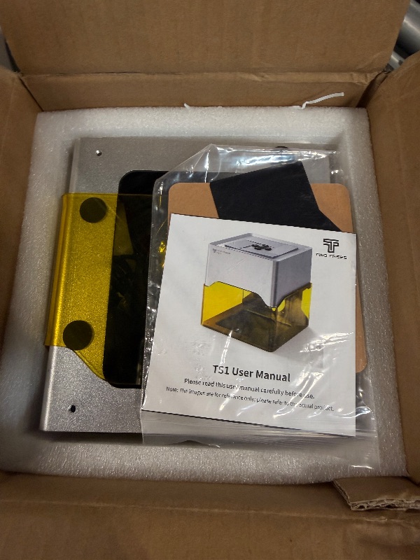 Photo 1 of **UNTESTED**
Twotrees TS1 Mini 3W Laser Engraver,Portable Laser Engraving Machine,Lase Cutter,3000mm/min Speed,80x80x30 mm Working Area,Laser Engraver Machine for Jewelry, Metal, Wood, Glass,Leather