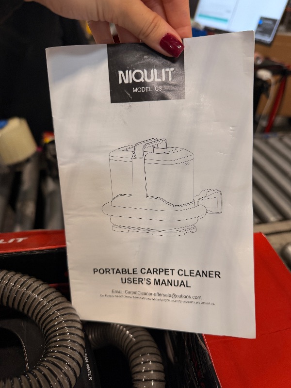 Photo 1 of **VERY USED AND MISSING PARTS**
Portable Carpet and Upholstery Cleaner, 15Kpa Spot Cleaner Machine for Pets, Stain Remover for Sofa, Area Rugs, Couches and Car, Carpet Cleaning Machine with Dual Brush Heads & Self-Cleaning System.......;