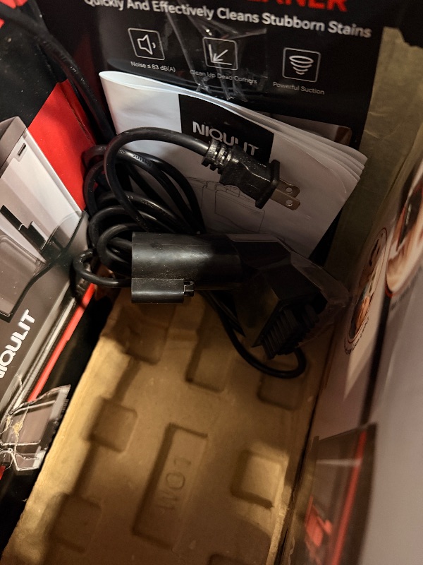 Photo 1 of **VERY USED AND MISSING PARTS**
Portable Carpet and Upholstery Cleaner, 15Kpa Spot Cleaner Machine for Pets, Stain Remover for Sofa, Area Rugs, Couches and Car, Carpet Cleaning Machine with Dual Brush Heads & Self-Cleaning System.......;