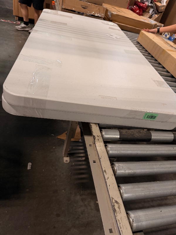 Photo 1 of ****TWO TABLES**** Iceberg IndestrucTable Commercial Folding Table – Heavy-Duty 60” Plastic Utility Table for Indoor/Outdoor Use, Platinum Granite Finish, 1000 lb Weight Capacity – Durable Event or Office Table