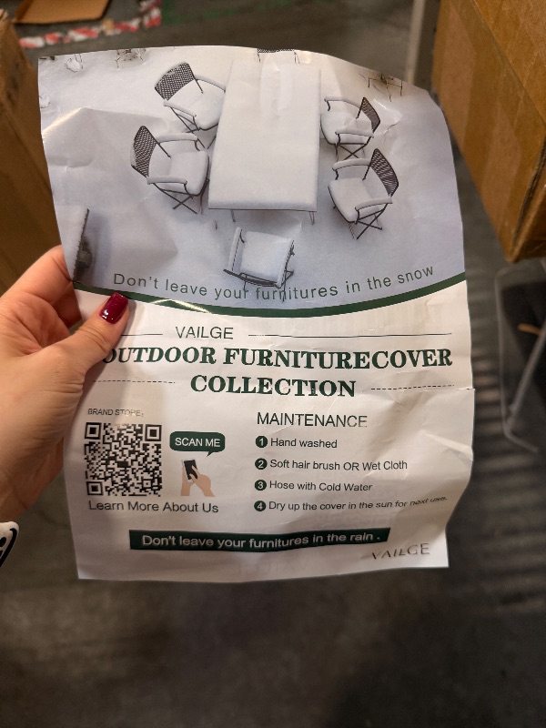 Photo 1 of *****JUST THE COVERS***VAILGE 2-Seater Heavy Duty Patio Deep Bench Loveseat Cover,100% Waterproof Outdoor Deep Sofa Cover, Lawn Patio Furniture Covers with Air Vent, Medium (Deep), Beige & Brown