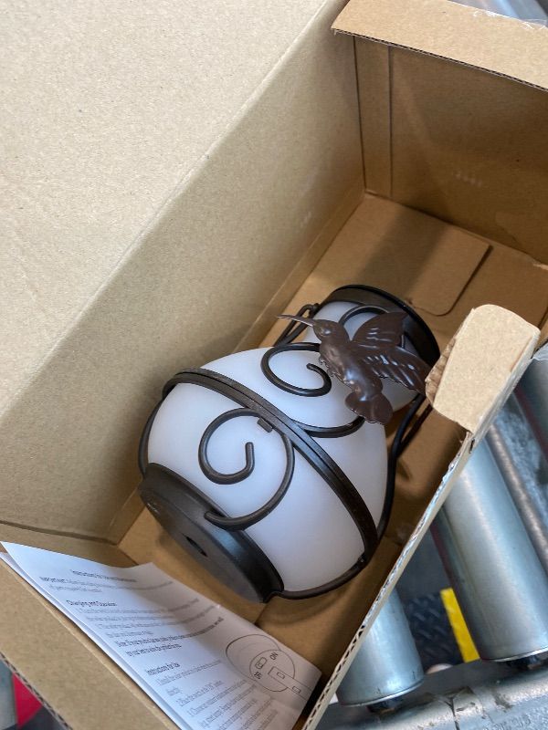 Photo 1 of *Missing Parts - See clerk notes*
X-PREK 2 Pack Solar Lanterns Outdoor Waterproof Hummingbird Hanging Solar Lantern Flickering Flame Lights Solar Powered Lamps Garden Patio Porch Decoration(Plastics)