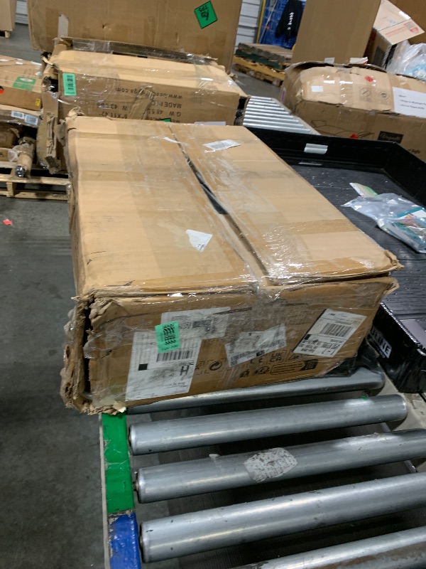 Photo 1 of ****It doesn't have a manual.***** VEVOR Hydraulic Lift Table Cart, 330lbs Load Capacity 50 Inch Lifting Height, Manual Single Scissor Lift Table with Non-Slip Pad and 4 Wheels, Hydraulic Scissor Cart for Material Handling, Orange