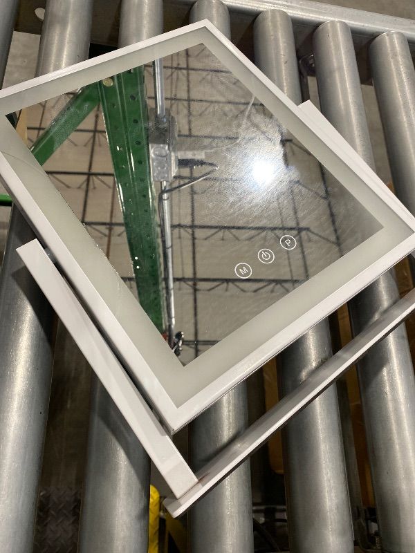 Photo 1 of **MINOR DAMAGE & ITEM DOES NOT WORK!!**
SSTBLEV Vanity Mirror with Lights, 3-Color Dimmable & Adjustable Lighted Makeup Mirror with Smart Touch and 360° Rotation