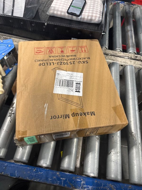 Photo 1 of **MINOR DAMAGE & ITEM DOES NOT WORK!!**
SSTBLEV Vanity Mirror with Lights, 3-Color Dimmable & Adjustable Lighted Makeup Mirror with Smart Touch and 360° Rotation