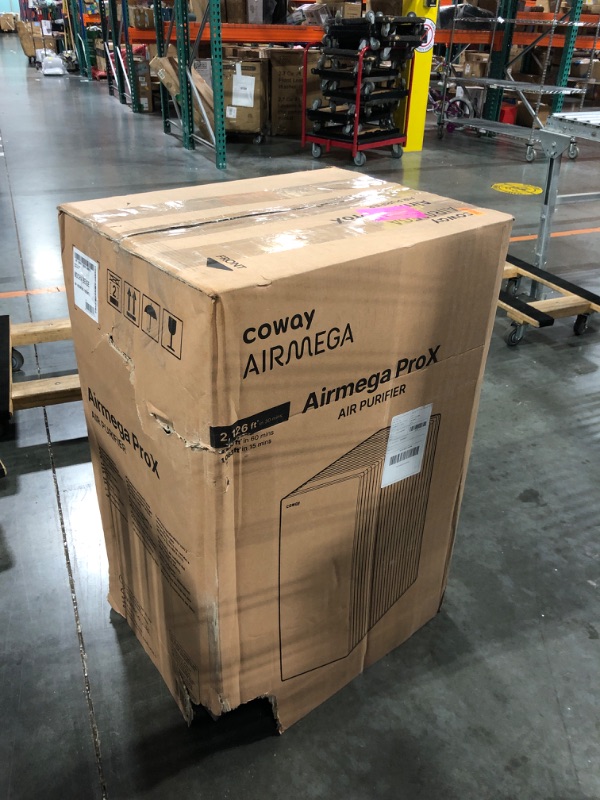 Photo 1 of ************It turns on perfectly.**************COWAY Air Purifiers for Large Room Whole Home Up to 4,253ft², 2 Sets of XL Washable Pre-Filters and True HEPA Filters for Dual Purification, PM1.0 AQI, Turbo Mode, Timer, Wheels, 5yr Warranty, ProX(B)