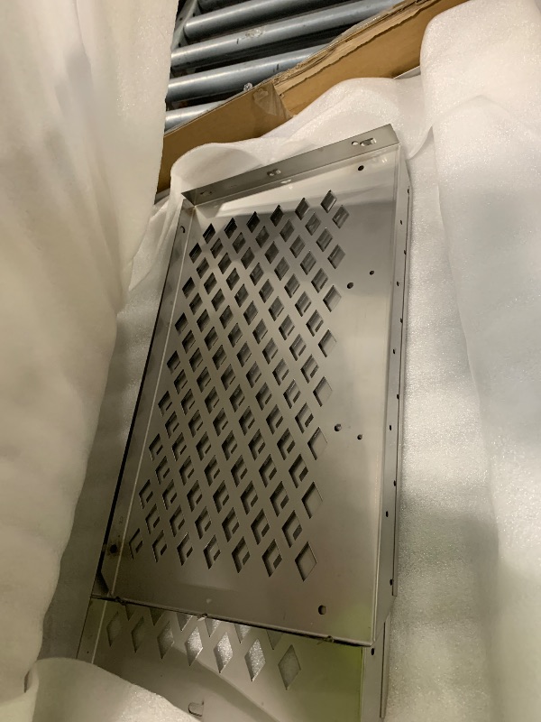 Photo 1 of ***TOPIS A LITTLE BENT**BUYYAH Chimney Cap, 17" x 21" Chimney Cover, Bottom Installation Method Adjustable to Fit Outside Existing Clay Flue Tile Dimensions 16" x 20.5" to 19.3" x 23.6", All Stainless Steel Structure