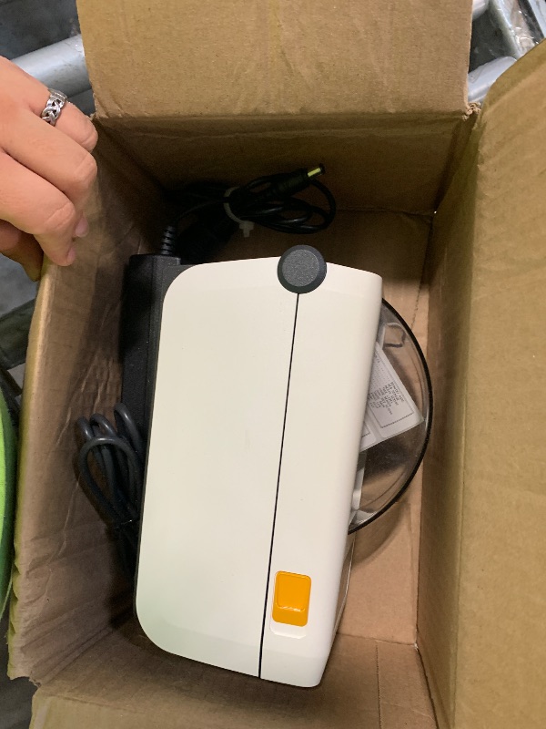 Photo 1 of **White** Zebra - ZD410 Direct Thermal Desktop Printer for labels, Receipts, Barcodes, Tags, and Wrist Bands - Print Width of 2 in - USB, Bluetooth, and Wifi Connectivity - ZD41022-D01W01EZ (Renewed)