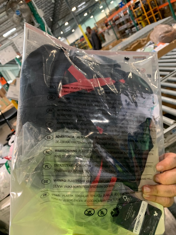 Photo 1 of ***missing wepons**Spooktacular Creations Halloween Ninja Costume Kids, Black Red Ninja Dragon Jumpsuit Set, Boys Halloween Costume for DressUp and RolePlay Party (Small, 5-7 yrs)