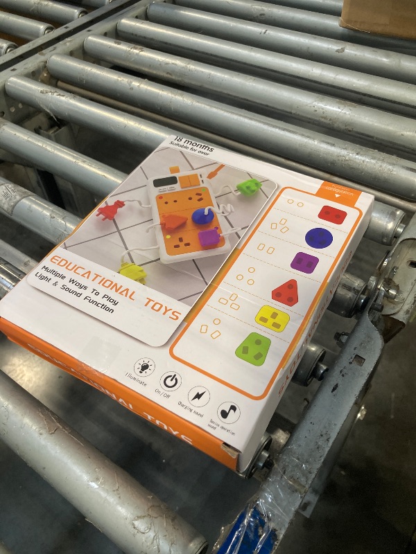 Photo 1 of *UNTESTED*
Aprilwolf 9 PCS Sensory Plug Outlet for Toddlers 2-3, Power Strip Montessori Toys for 18+ Months, Busy Board with Light & Sounds, Airplane Car Travel Toys Gift for Baby