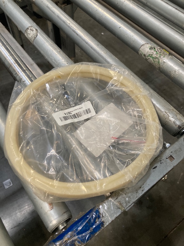 Photo 1 of (1 Set) 8 3/8" Pool Light Lens Gasket and Stainless Pilot Screw - Exact Replacements for Pentair 79101600Z and 79104800 - Compatible with Pentair IntelliBrite, AmerLite, and SAM Amerlite Lights