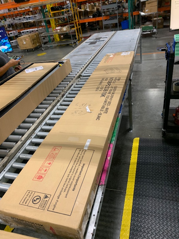 Photo 1 of ***Multiple Boxes*** ***Pick Up With Truck*** Ball & Cast Queen Size Murphy Bed Wall Chest with Closet and Storage Drawers,Wood Hideaway Platform Bedframe can be Folded,Easy Assembly,for Kids Bedroom,Student Dorms,White