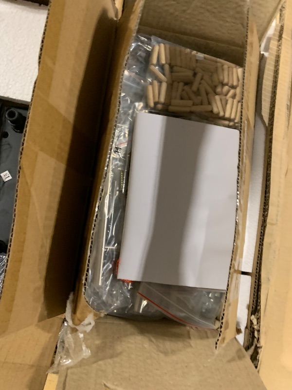 Photo 1 of ***Multiple Boxes*** ***Pick Up With Truck*** Ball & Cast Queen Size Murphy Bed Wall Chest with Closet and Storage Drawers,Wood Hideaway Platform Bedframe can be Folded,Easy Assembly,for Kids Bedroom,Student Dorms,White