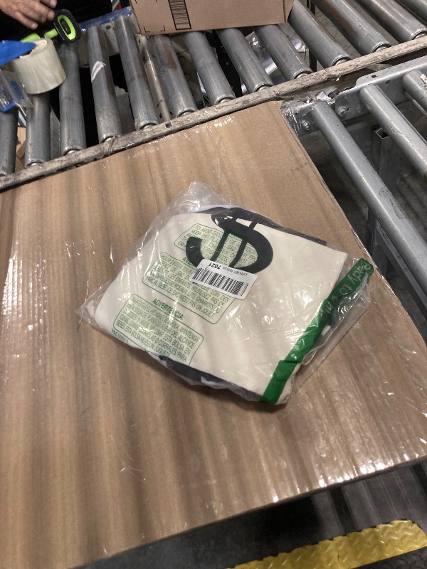 Photo 1 of ***It needs to be washed.***QZYL Kids Robber Cosplay Set, L Black and White Striped Shirt Beanie Cap Bag Mask Socks Set for Halloween Cosplay Burglar