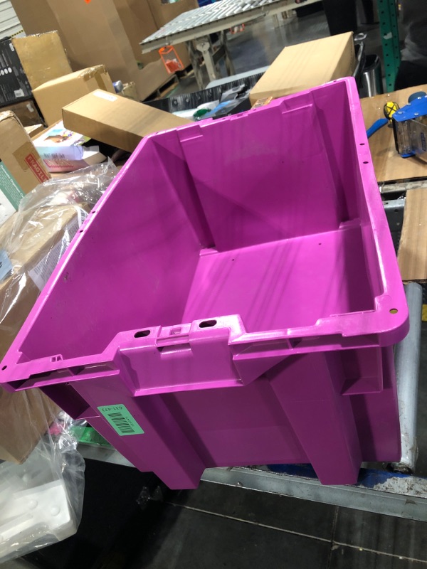Photo 1 of ***ONLY 1*** SIMILAR PRODUCT*** Classroom Stacking Bins - pink