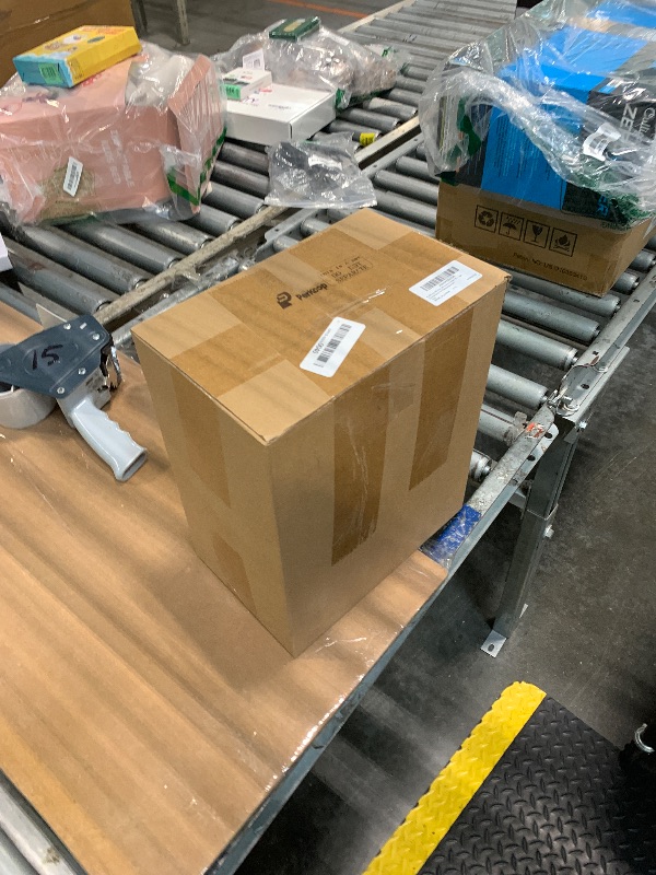 Photo 1 of **PARTIAL SET** PerKoop 20 Pcs 32 oz Ice Cream Buckets with Lids and Handles Clear Cocktail Rum Buckets with Stickers Plastic Transparent Tub Reusable Food Storage Containers for Parties(Santa)