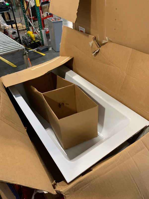 Photo 1 of ***Very Large, Very Heavy Item*** ***Pick Up With Truck*** American Standard 2946102.020 Studio 60 x 32-Inch Alcove Bathtub, Right-Hand Drain, White