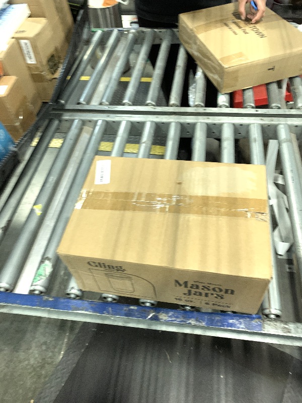 Photo 1 of [ 6 Pack] 16 oz. Wide-Mouth Glass Mason Jars with Metal Airtight Lids and Bands for 1 Pint Canning, Preserving, & Meal Prep