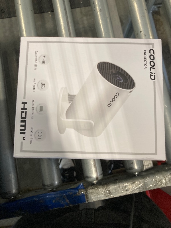 Photo 1 of [Built-in Apps & 2025 Upgraded] Mini Projector Support 4K 1080P Auto Keystone 270° Rotatable with WiFi 6 and Bluetooth 5.4, Projector Portable Compatibile with HDMI/TV Stick/Memory Stick/Laptop-White