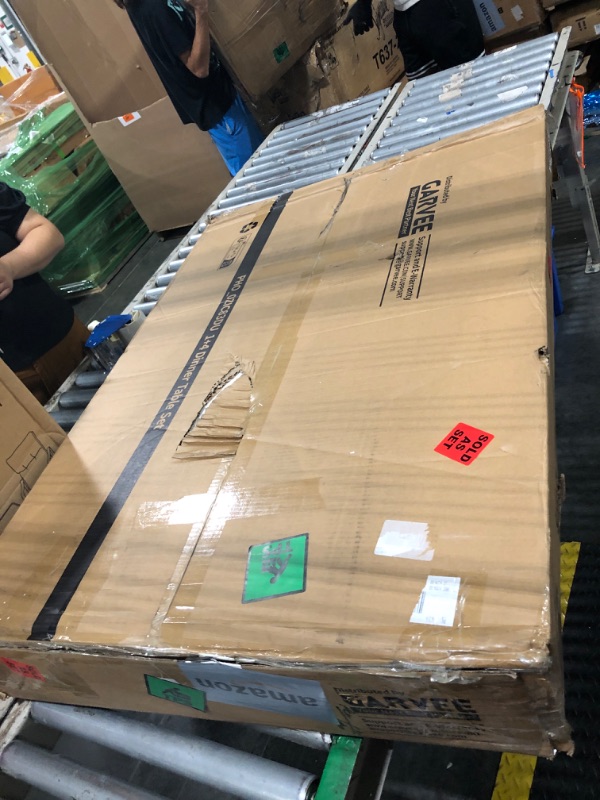 Photo 1 of ** USED/ MISSING PARS *** GarveeHome Dining Table for 4, Small Table and Chairs Set of 4, Square Dinette Set for 4, 5 Piece Kitchen & Dining Room Sets for Small Space (Vintage, Table with 4 Upholstered Chairs)