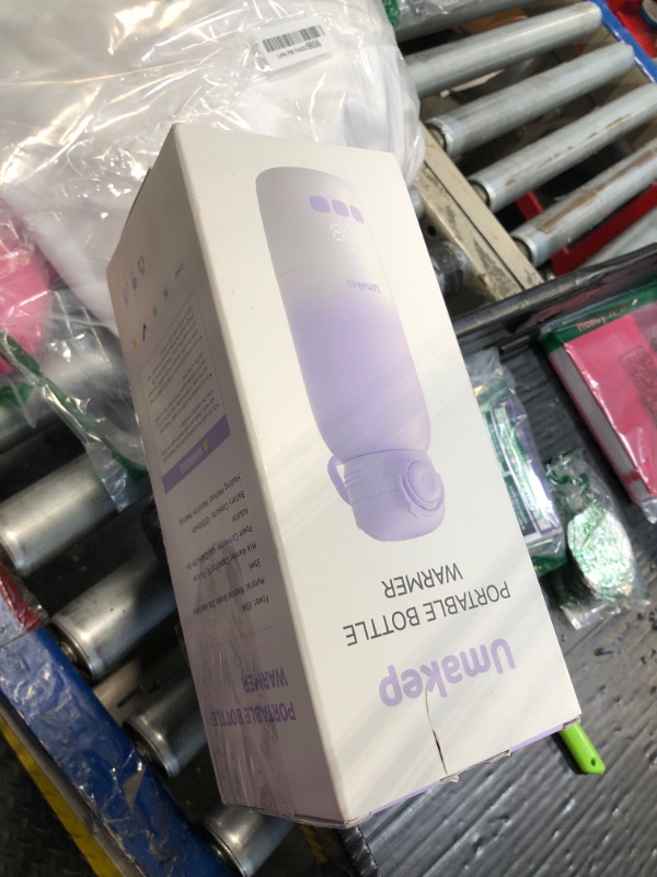 Photo 1 of *** MISSING  CHARGER*** Portable Bottle Warmer, Large 12oz Capacity with Dual Heating Modes for Breast Milk & Water, Smart Temperature Control, Long Battery Life, Bottle Warmer for Outdoor, Airplane & Car Travel, Pink