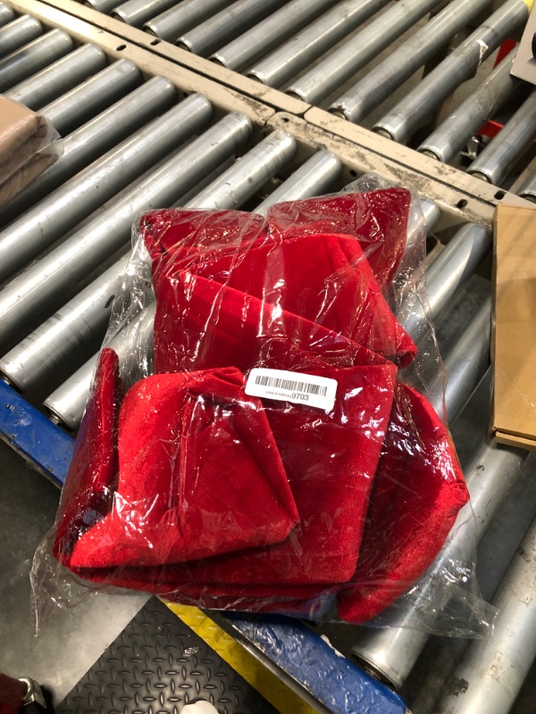 Photo 1 of * very used/ damage major ** mGiegxin 16 x 56 Inch Christmas Extra Large Velvet Bows Christmas Plush Bow Tree Toppers Xmas Tree Decorations for Xmas Holiday Party Car Wreath Wedding Baby Shower Bridal Shower Home Decor(Red)