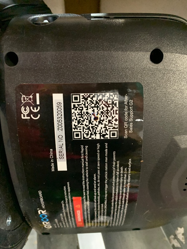 Photo 1 of ** VERYUSED/ UNTESTED*** Gyroor Warrior 8.5 inch All Terrain Off Road Scooter with Bluetooth Speakers and LED Lights, UL2272 Certified Self Balancing Scooter