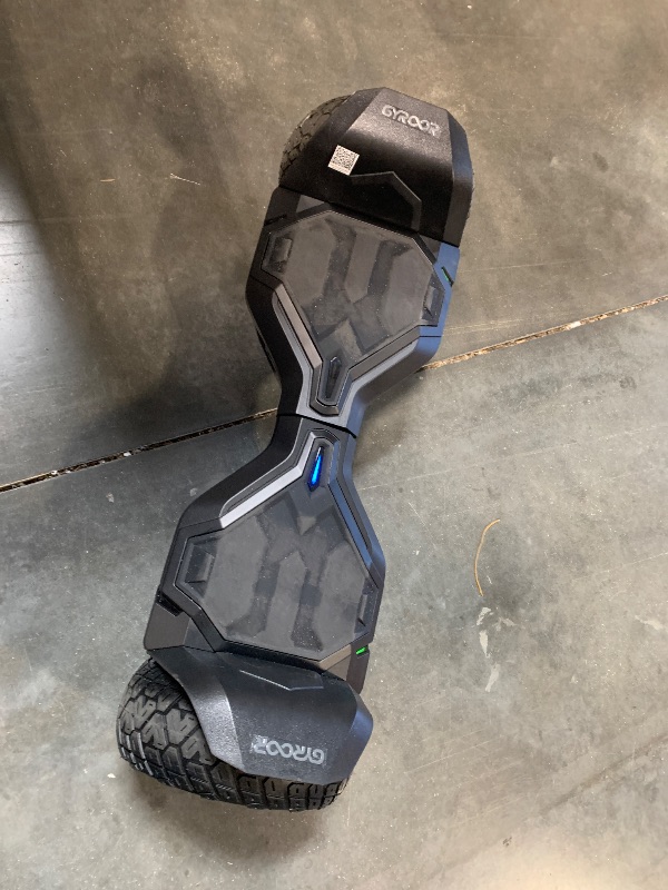 Photo 1 of ** VERYUSED/ UNTESTED*** Gyroor Warrior 8.5 inch All Terrain Off Road Scooter with Bluetooth Speakers and LED Lights, UL2272 Certified Self Balancing Scooter