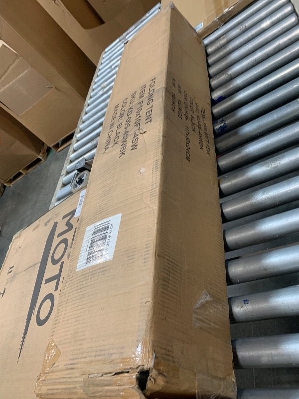 Photo 1 of 10'X10' Pop Up Canopy Tent with 4 Removable Sidewalls, UPF 50+ Waterproof Outdoor Shelter for Parties, Beach, Camping & Events,Includes 4 Sandbags & Carry Bag, Black