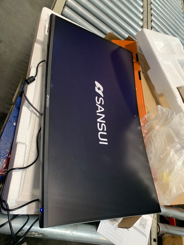 Photo 1 of ** UNTESTED9***** SANSUI 27 Inch Curved 240Hz Gaming Monitor FHD 1080P, 1500R Curve Computer Monitor, 130% sRGB, 4000:1 Contrast, HDR, FreeSync, MPRT 1Ms, Low Blue Light, HDMI DP Ports, Metal Stand, DP Cable Incl.