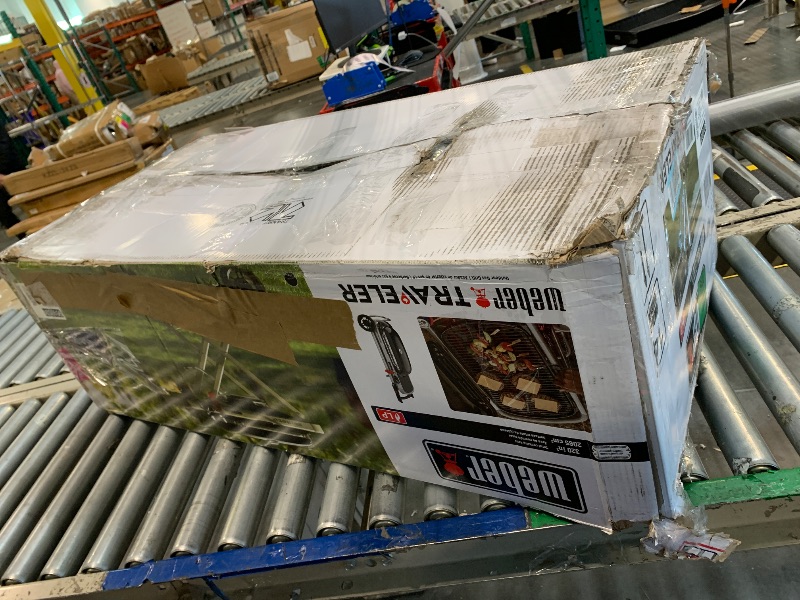 Photo 1 of ** NEW**Weber Traveler Portable Liquid Propane Gas Grill for Camping and Travel, 1 Burner, Black