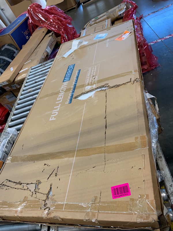 Photo 1 of ** NEW** LED Full Length Mirror, 76" x 34" Oversized LED Mirror Full Length Lighted Floor Standing,Hanging Mirror Floor Mirror with Lighted Stand Free Standing Floor Mirror for Bedroom,Livingroom,Rect Style