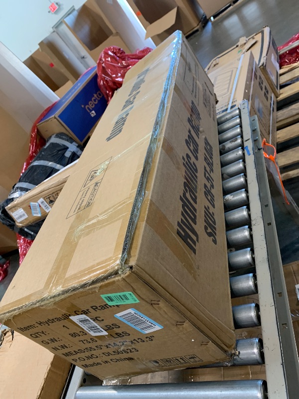 Photo 1 of ** NEW** Rovibek 2 Pack Hydraulic Car Ramps 5t 11000lbs, Car Lift Service Ramps, Heavy Duty Steel Cars Lift Ramp Height 11.6"-16.5", Auto Ramp for Changing Oil for Maintenance, Black