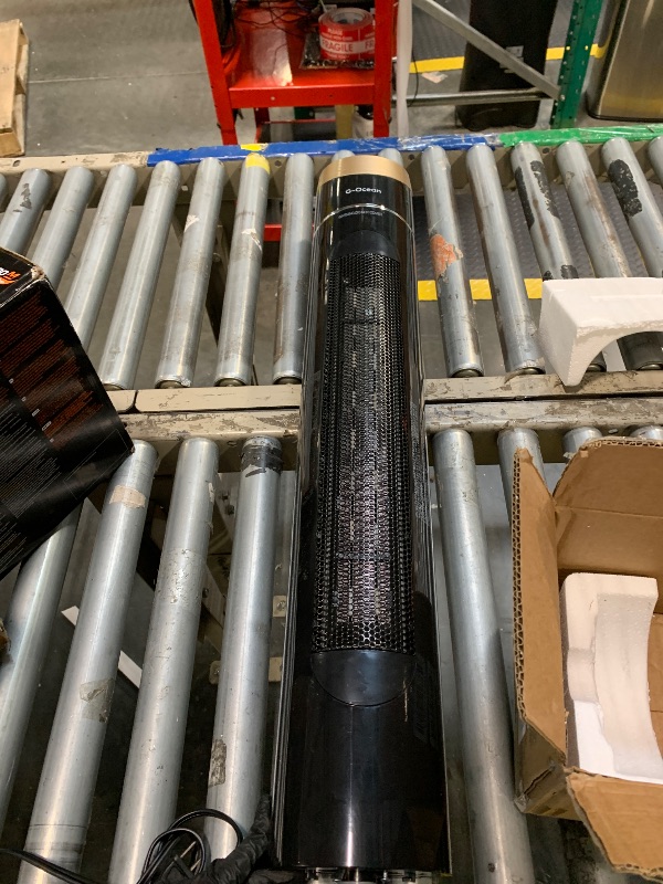 Photo 1 of ** USED/ UNTESTED** Space Heater, 34" Space Heater for Large Room with Remote, 1500W Tower Heater with 12H Timer, 70° Oscillating, Adjustable Thermostat, Overheating & Tip-over Protection, Indoor Use, Black