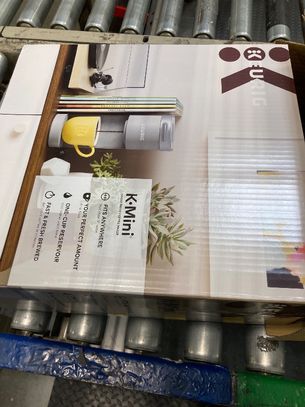 Photo 1 of *Missing Parts*
Keurig K-Mini Single Serve K-Cup Pod Coffee Maker, 6 to 12oz Brew size, with Cord Storage, Perfect for Small Spaces, Studio Gray