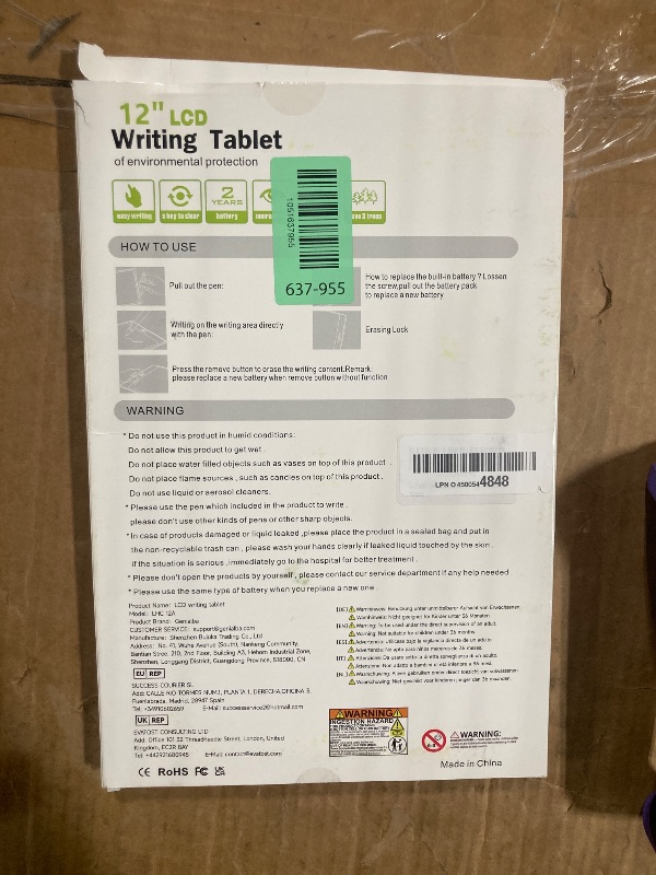 Photo 1 of [2 Pack] Genialba LCD Writing Tablet 12-Inch Colorful Doodle Board, Toddler Learning Educational Toys Gifts for 3-8 Years Old Girls and Boys, Electronic Drawing Pad for Kids (Pink&Blue)