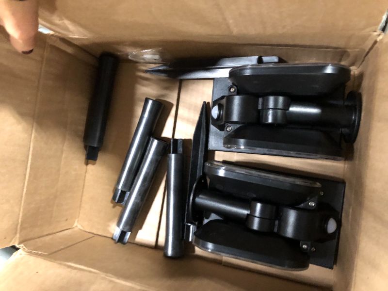 Photo 1 of *Look at picture Missing items* EMANER Motion Solar Lights Outdoor, Solar Floodlight, Stay On or Motion Sensor Mode, Dusk to Dawn Security Light, Landscape Spotlights for Garage Fence Driveway Solar Powered, 2-Pack