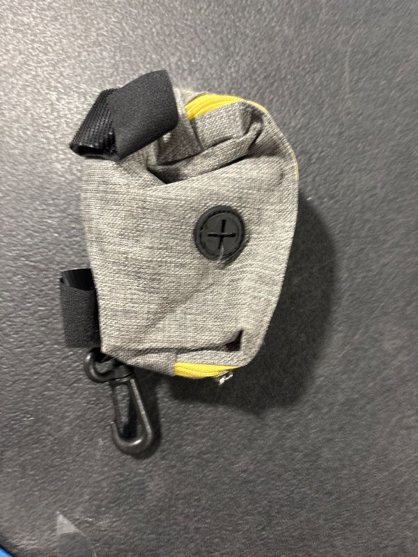 Photo 1 of **ZIPPER IS DAMAGED**
Premium Dog Poop Bag Holder for Leash - Convenient Dog Poop Bag Dispenser with Durable Design - Stylish Accessory for Easy Cleanup - Ideal for Dogs, Puppies, and Outdoor Walks - Grey
