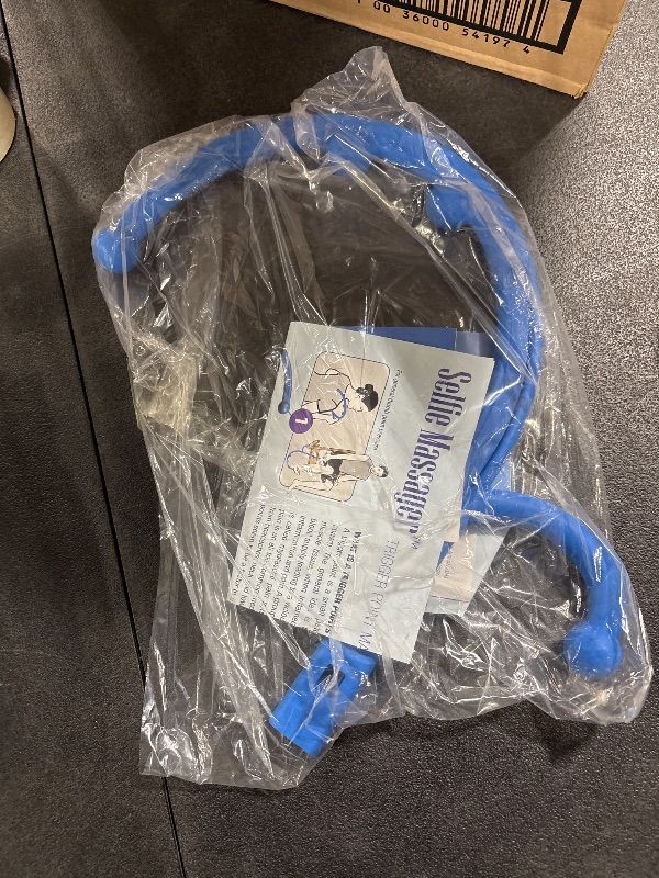 Photo 1 of **MISSING PART**
LiBa Back and Neck Massager - Trigger Point Massage Tools for Pain Relief and Manual Massage Hook Therapy Handheld Back Neck Shoulder Massager Blue - Gift for Women & Men