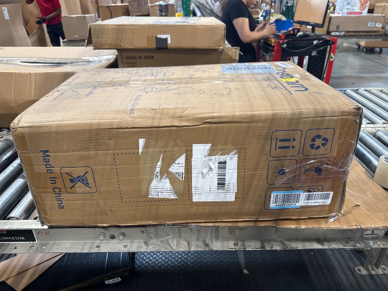 Photo 1 of ** USED ** Cosbarn Luggage Sets 5 Piece with ABS Hardshell, Hardside Suitcase Set with Spinner Wheels Tsa Lock, Lightweight Hard Case Waterproof Travel Suitcases with Wheels for Women Men, Black