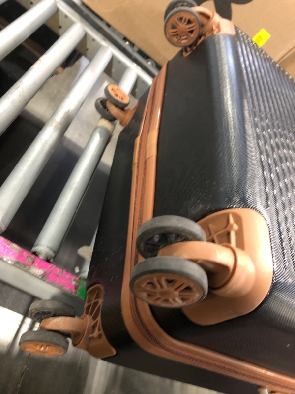 Photo 1 of ** USED ** Cosbarn Luggage Sets 5 Piece with ABS Hardshell, Hardside Suitcase Set with Spinner Wheels Tsa Lock, Lightweight Hard Case Waterproof Travel Suitcases with Wheels for Women Men, Black