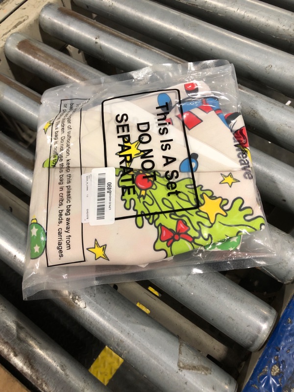 Photo 1 of ****TWO ONLY***FuWeave 6 Pcs Christmas Pillow Covers 18 x 18 Inch Decorative Lime Green Red Xmas Pillow Cushion Case Pillowcase Square Christmas Pillow Covers for Home Sofa Couch Decorations(Santa Claus)