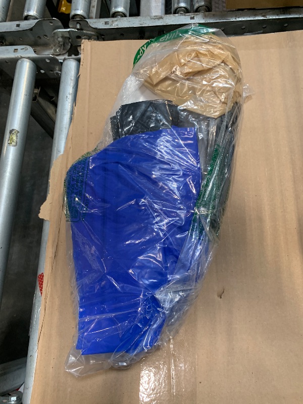 Photo 1 of *** MISSING YELLOW *** Harloon 500 Pcs Merchandise Shopping Bags Bulk for Small Business 1.5 Mil 9 x 12 Inch Thick Plastic Retail Boutique Bag for Party Favor Gift(Silver, Royal Blue, Yellow, Black, White)