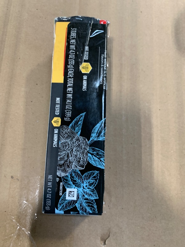 Photo 1 of *** ONLY 1 *** Burt's Bees Toothpaste, Natural Flavor, Charcoal with Fluoride Toothpaste, Mountain Mint, 3 x 4.7oz