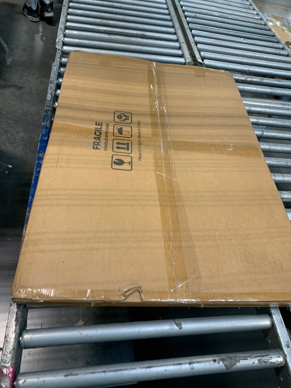 Photo 1 of **FRAME IS DAMAGED**
Heimlove 24x36 Picture Frames Natural Walnut,Original Wood Hand Make Crafted Poster Frame with Mat to 20x30 Graduation Picture Display,Family Picture,Wedding Picture,Photo,Document Wall Decoration