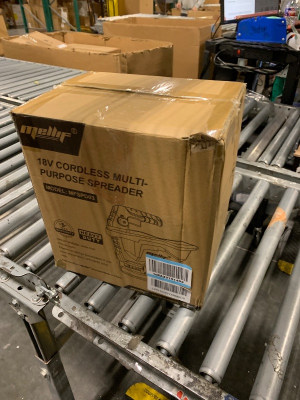 Photo 1 of **** STOCK PHOTO FOR REFERENCE **** Adisipsoarin Salt Spreader for Ryobi 18v Battery,Handheld Fertilizer Spreader for Lawns,Available Year-Round,Grass Seeds,Fertilizer,Rock Salt and Ice Melt(Battery Not Included)